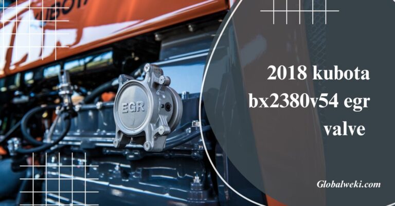 2018 kubota bx2380v54 egr valve